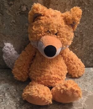 Nat & Jules RUSSET 14" Orange White Fox Plush Demdaco Floppy Stuffed Animal 2016